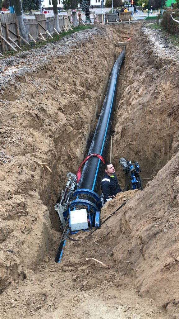 Зварювання HDPE труб